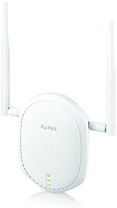 Zyxel WiFi נקודת גישה יחידה 802.11n POE עם 2 אנטנות חיצוניות לטווח ארוך [NWA1100-NH]
